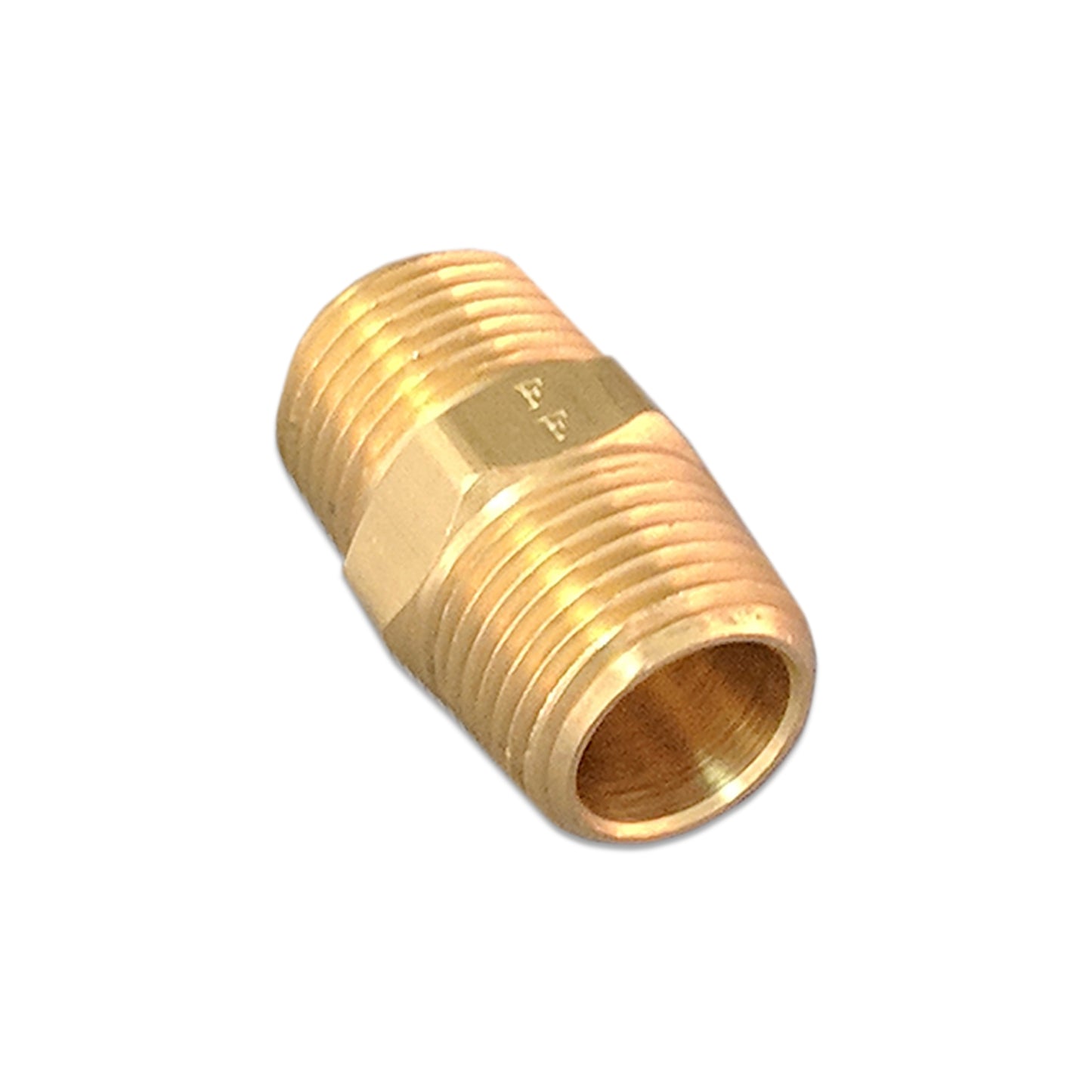 AQUA HOT BRASS NIPPLE FITTING, 1/2 in. (M) NPT x 1-1/2 in. PLX-122-000