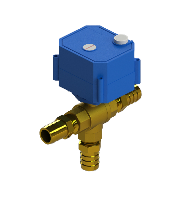AQUA HOT VALVE, 3-WAY, 1/2" NPT, KIT, AHE-250-D01 W/ FITTINGS PLE-251-D01